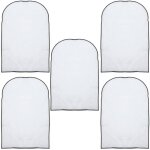 Housses de protection pour chemises, costumes, vestes, 60 x 80 cm, 5 pices (bordure noire sans fermeture ...