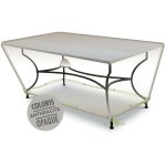 Housse de protection cover air pour table de jardin rectangulaire 4 - 6 personnes - 160 x 90 x 50 cm ... Housse de protection cover air pour table de jardin rectangulaire 4 - 6 personnes - 160 x 90 x 50 cm ...