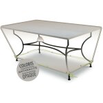 Housse de protection cover air pour table rectangulaire 8 - 10 personnes - 260 x 100 x 50 cm jardiline ... Housse de protection cover air pour table rectangulaire 8 - 10 personnes - 260 x 100 x 50 cm jardiline ...