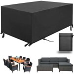 Housse de protection imperm�able anti - uv pour salon de jardin rectangulaire 150x90x75 cm ortviai