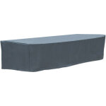 Housse de protection pour meubles de jardin woltu imperm�ble, 600 d oxford, 218x77x55 cm, anthracite