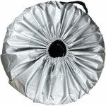 Housse de protection pour pneus jusqu'� 25 pouces ? aluminium imperm�able ? protection contre uv et salissures ...