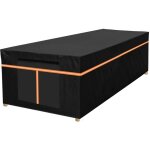 Housse de protection salon de jardin - 180x120x74cm - oxford 600d - imperm�able anti - uv bandes r�fl�chissant ...