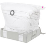 Housse de rangement sous vide granit 2. 0 - compactor - 54. 5 x 43. 5 x h. 17. 5 cm -