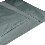 Housse de rechange de matelas double pour bain de soleil xxl en tissu gris