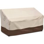 Housse robuste pour banc de patio 2 places, 100 % imperm�able, avec a�ration, taille moyenne (standard), ...