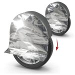 Housse de roue thermique 2 pi�ces jusqu'� 17 pouces / 195mm, housse de protection de roue, housse de ...