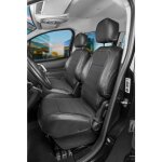 Premium housse de si�ge pour renault master ii 1998 - auj. , 2 housses de si�ge avant simples + 1 housse ...