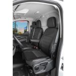 Walser - premium housse de si�ge pour renault master si�ge simple et banquette double � l'avant rabattable ...