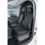 Walser - housse de si�ge transporter en tissu pour vw caddy, si�ge avant simple