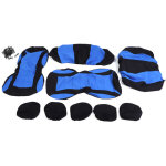 Housse de si�ge de voiture, housses de si�ge en tissu maill� + �ponge de 2 mm pour voiture � 5 places ...