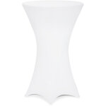 Housse de table de bar bistrot ronde nappe mange debout protection table de cocktail tissu stretch table ...