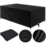 Housse table de jardin 210d, housse salon de jardin exterieur 210x110x70cm oxford housse de protection ...