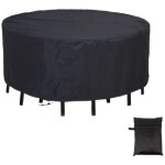 Housse de table de jardin ovale en polyester de haute qualit�, 180 x 110 cm