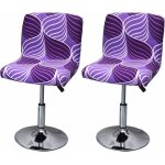 Housse de tabouret de bar extensible, 2 housses de chaise haute imprim�es pour housses de chaise haute ...