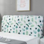 Housse de t�te de lit extensible, t�te de lit housse de protection en tissu protecteur de chevet anti ...