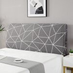 Housse t�te lit motif peint housse protection contre poussi�re housse protection pour t�te lit housse ...