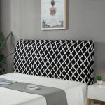 Housse t�te lit motif peint housse protection contre poussi�re housse protection pour t�te lit housse ...