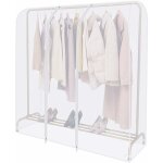 Housse transparente pour tringle � v�tements avec fermeture �clair solide et poche � documents housse ...