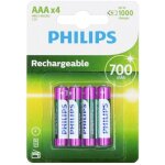Pile rechargeable philips piles rechargeable aaa lr03 700 mah