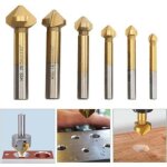 Hss coniques frais�s foret � chanfreiner 6 pcs 90 � rev�tements en � noyer titane diam�tre 6, 3 - 20, ...