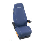 Htc equipement - housse coton matelassee bleu logo truck