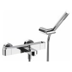 Huber - ensemble mitigeur bain douche thermostatique dado Huber - ensemble mitigeur bain douche thermostatique dado