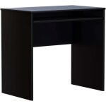 Huby bureau informatique compact avec Étagères meuble de bureau table pc h 75 x l 80 x p 48 cm, noir Huby bureau informatique compact avec Étagères meuble de bureau table pc h 75 x l 80 x p 48 cm, noir