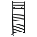 Hudson reed - artle - sche - serviettes design moderne noir - plat 120 cm x 40 cm