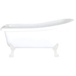 Hudson reed - baignoire �lot sur pieds pattes de lion blanches