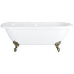 Hudson reed firenze - baignoire Îlot sur pieds pattes d?aigle or brossé 178cm x 82. 5cm Hudson reed firenze - baignoire Îlot sur pieds pattes d?aigle or brossé 178cm x 82. 5cm