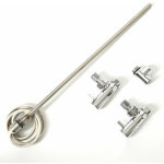 Kit pour radiateur ou s�che - serviettes mixte 300w - chrom� - hudson reed