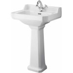 Hudson reed - lavabo rtro sur colonne 59. 5cm - design 1 trou