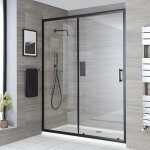 Hudson reed - nox - porte de douche coulissante 110cm - noir Hudson reed - nox - porte de douche coulissante 110cm - noir