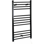 Hudson reed - nox - sche - serviettes design lectrique moderne plat - noir - 100 cm x 40 cm