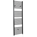 Hudson reed - nox - sche - serviettes design lectrique moderne plat - noir - 180 cm x 40 cm