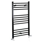 Hudson reed - nox - sche - serviettes design mixte moderne plat - noir - 100 cm x 60 cm