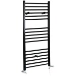 Hudson reed - nox - sche - serviettes design mixte moderne plat - noir - 120 cm x 40 cm