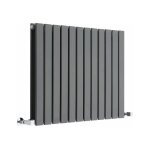 Hudson reed - radiateur design horizontal anthracite delta 63. 5cm x 84cm x 3. 8cm 1146 watts