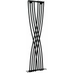 Hudson reed - radiateur design vertical noir xcite 177. 5cm x 45cm x 11cm 925 watts