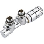 Robinet thermostatique radiateur d'angle équerre - adaptateur cuivre 16mm Robinet thermostatique radiateur d'angle équerre - adaptateur cuivre 16mm