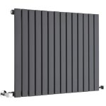 Hudson reed - sloane ? radiateur design horizontal ? anthracite ? 63. 5 x 83. 4cm