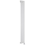 Hudson reed - vitality �lectrique - radiateur design vertical colonnes ovales - blanc - 178 x 23. 6 cm ...