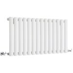 Hudson reed - vitality ? radiateur design horizontal compact ? blanc ? 40 x 82. 6cm