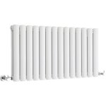 Hudson reed ? radiateur horizontal compact en acier blanc ? 40 cm (h) x 82, 6 cm (l) ? puissance 866w ...