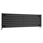 Hudson reed - vitality ? radiateur design horizontal ? noir ? 47. 2 x 160cm