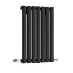 Hudson reed - vitality ? radiateur design horizontal ? noir ? 63. 5 x 41. 5cm