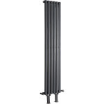 Hudson reed - vitality - radiateur vertical sur pieds moderne anthracite - 178cm x 35. 4cm