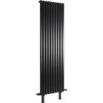 Hudson reed - vitality - radiateur vertical sur pieds moderne noir - 160cm x 59cm