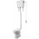 Hudson reed ? wc r�tro � poser ? cuvette en c�ramique blanche ? r�servoir suspendu avec chasse d'eau ...